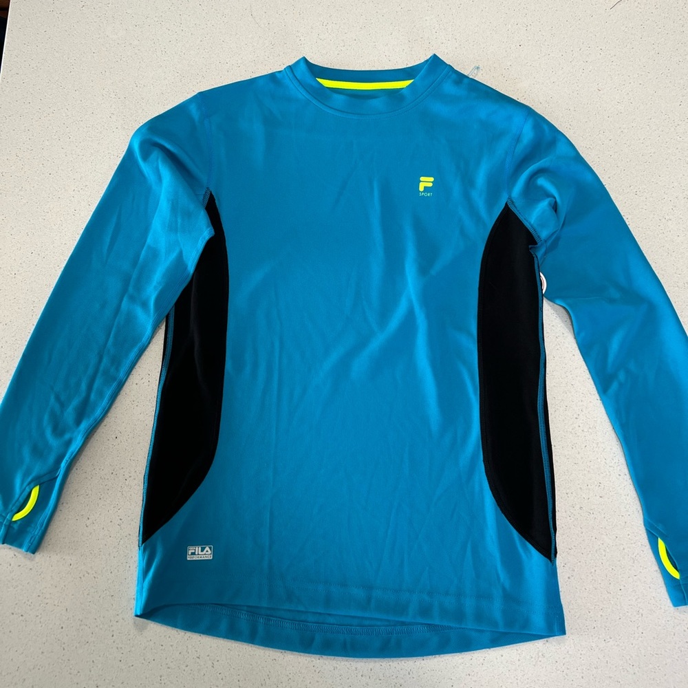 Fila Sport, Bright Blue, Boys XL Athletic Shirt